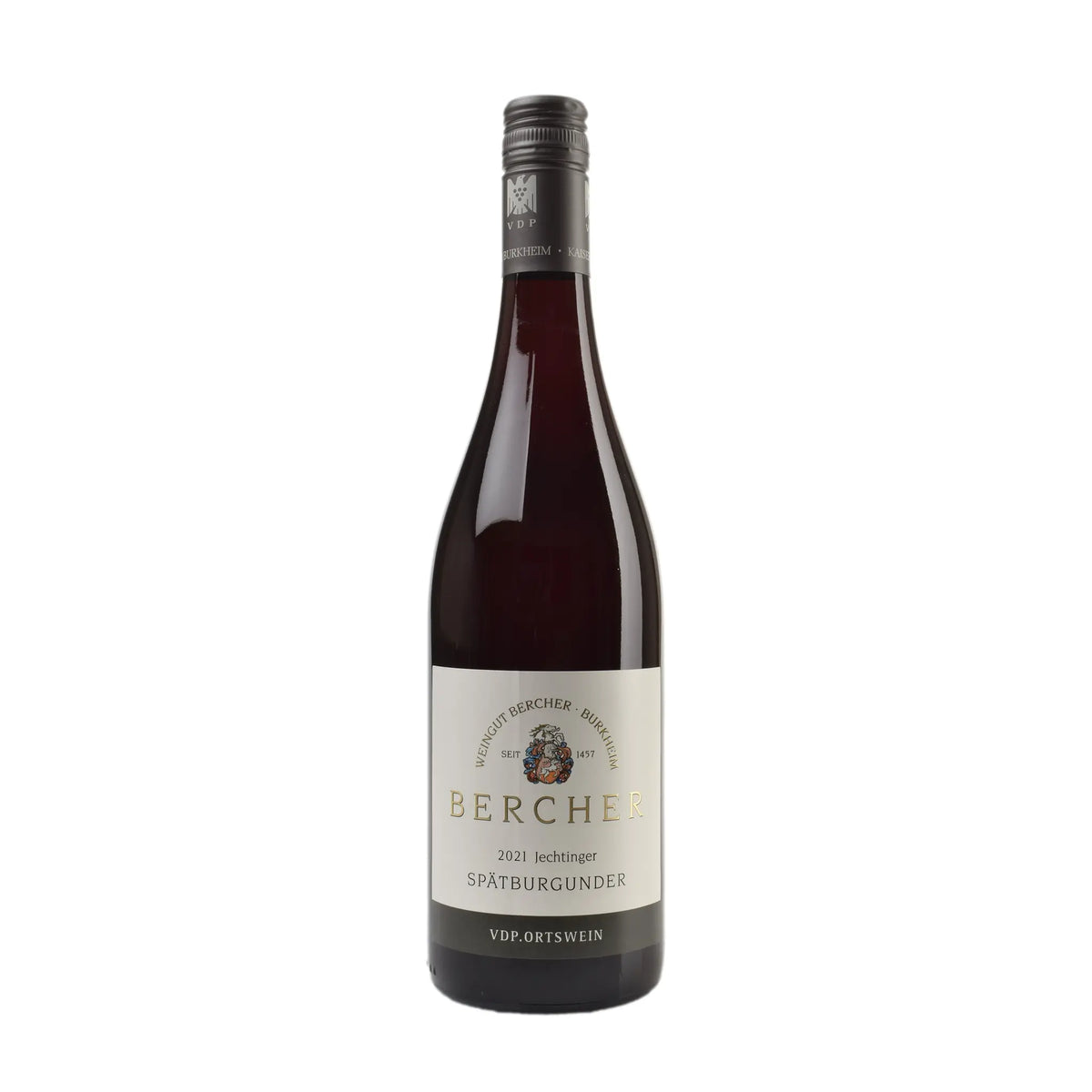 Jechtinger Spätburgunder Baden VDP.Ortswein 2021 Rotwein von Weingut Bercher - erhältlich bei WINECOM