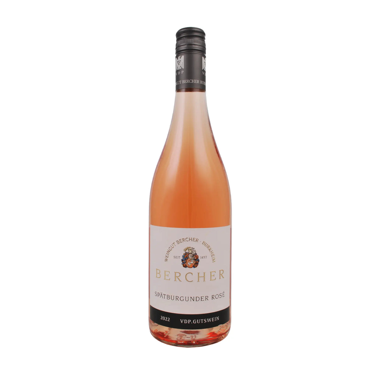 Weingut Bercher - 2022 Spätburgunder Rosé trocken VDP Gutswein, Rosé aus der Region Baden, Deutschland