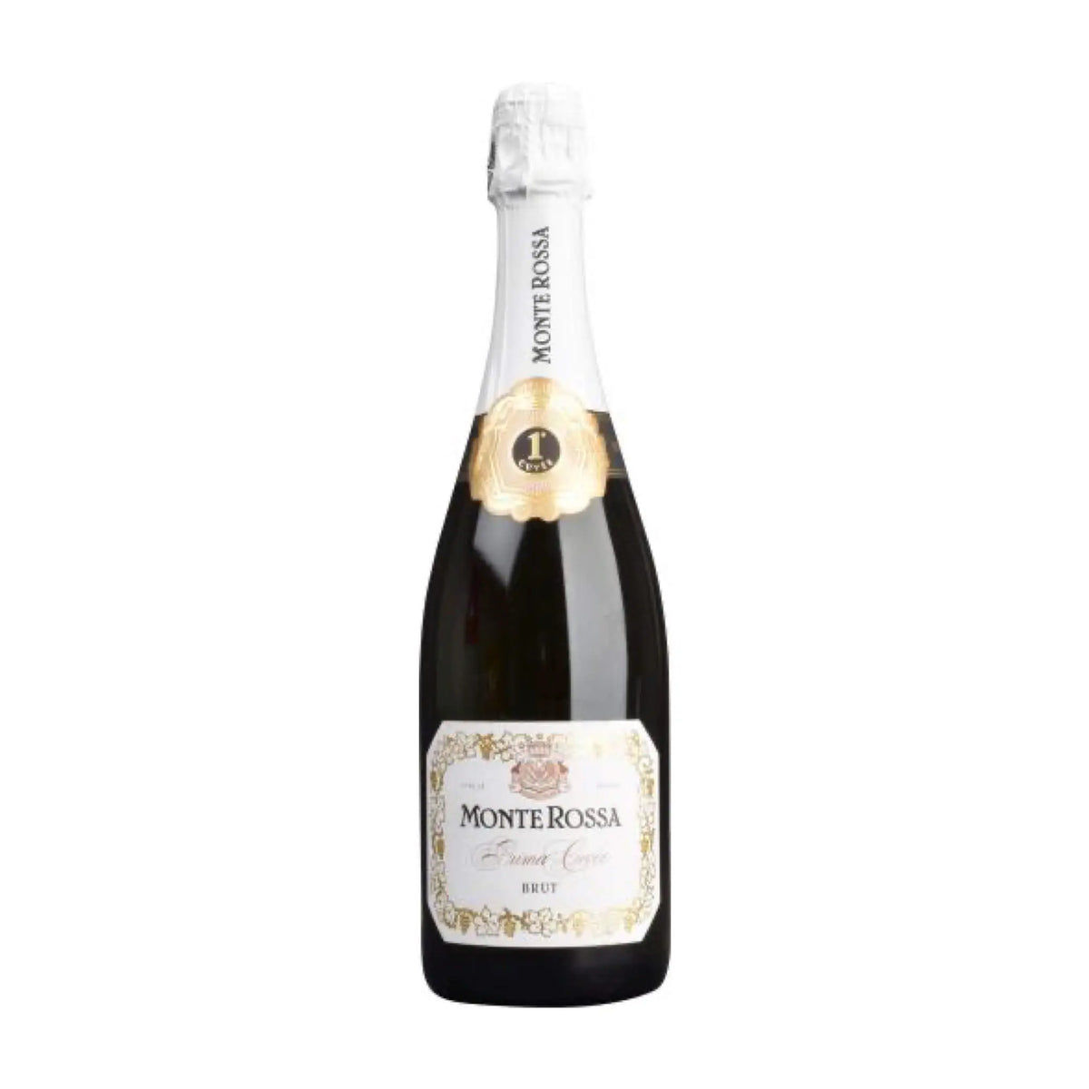 Prima Cuvee Brut Franciacorta DOCG Schaumwein von Monte Rossa - erhältlich bei WINECOM