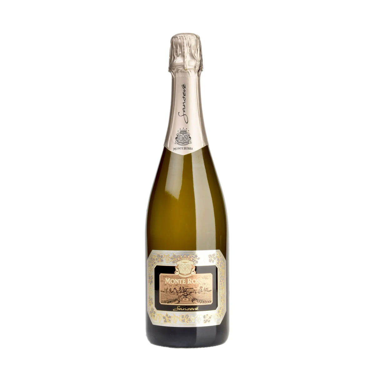 Sanseve Saten Franciacorta DOCG Schaumwein von Monte Rossa - erhältlich bei WINECOM