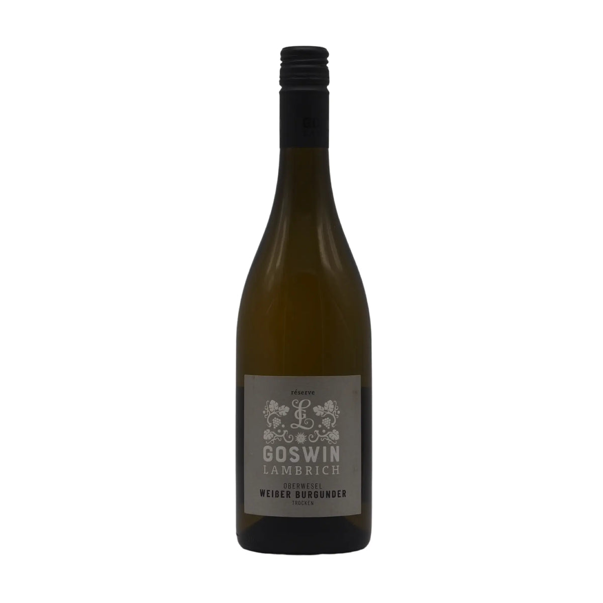Weisser Burgunder Reserve trocken Weißwein vom Weingut Goswin Lambrich - erhältlich bei WINECOM