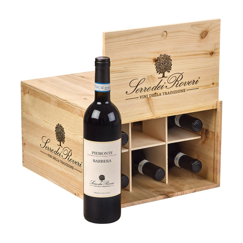 Serre dei Roveri Piemonte Barbera DOC (6 Stk. Holzkiste) 2023