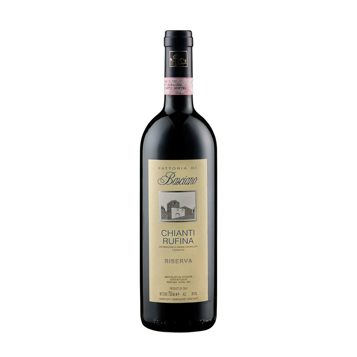 Chianti Rufina Basciano Riserva DOCG Rotwein von Renzo Masi - erhältlich bei WINECOM