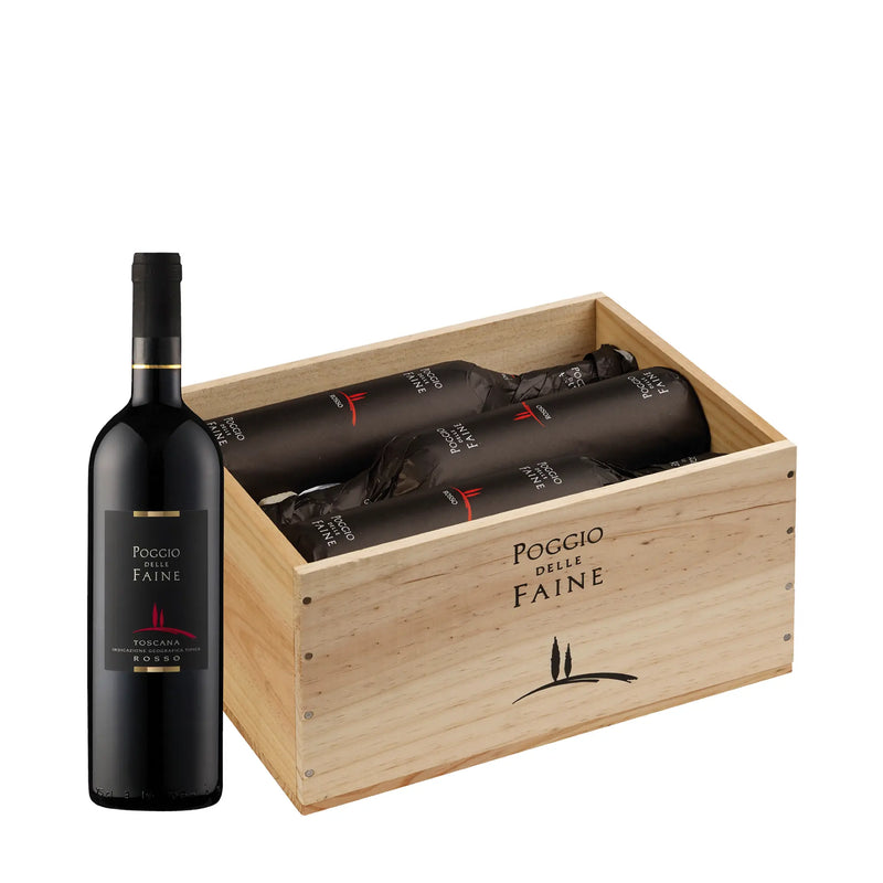 Poggio delle Faine Rosso IGT (6 Stk. Holzkiste) 2017