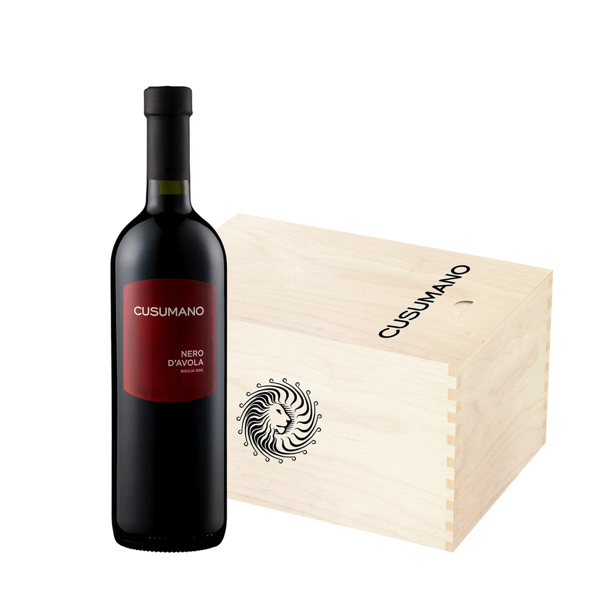 Cusumano-Rotwein-Nero d'Avola-Italien-Sizilien-2020 Nero d'Avola Sicilia DOC - in 6er Holzkiste --WINECOM