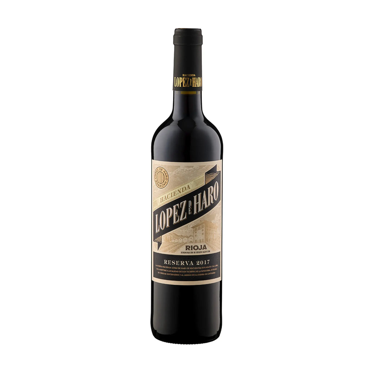 Hacienda López de Haro Reserva DOCa Rotwein von López de Haro - erhältlich bei WINECOM