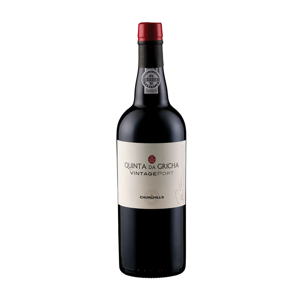 Quinta da Gricha Vintage Port Rotwein von Churchill´s - erhältlich bei WINECOM