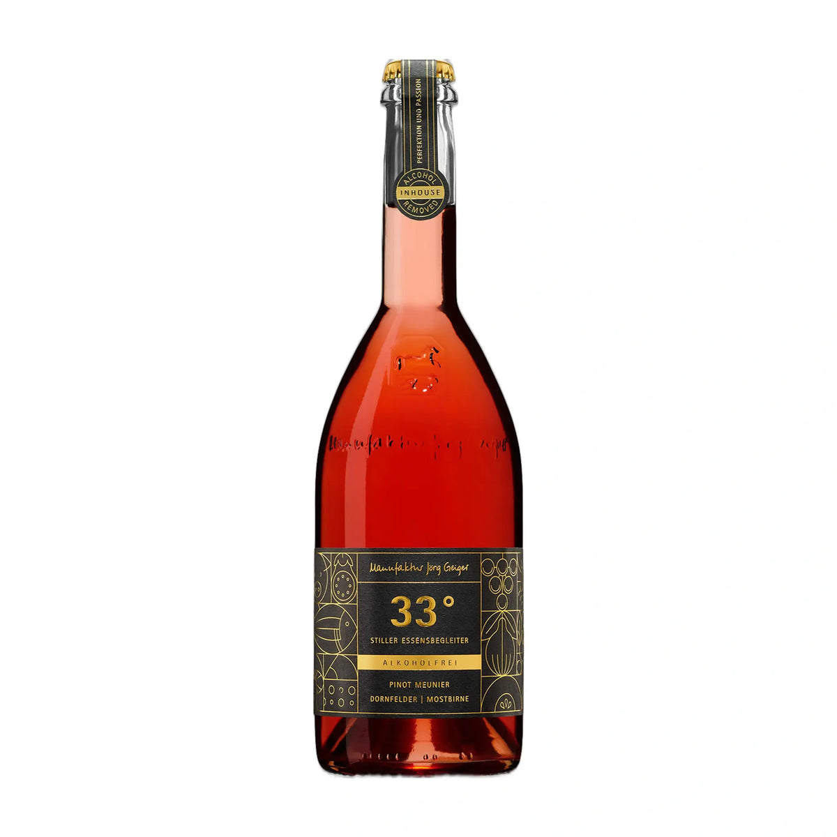 33 Grad - Pinot Meunier | Dornfelder | Mostbirne Rotwein von Manufaktur Jörg Geiger - erhältlich bei WINECOM