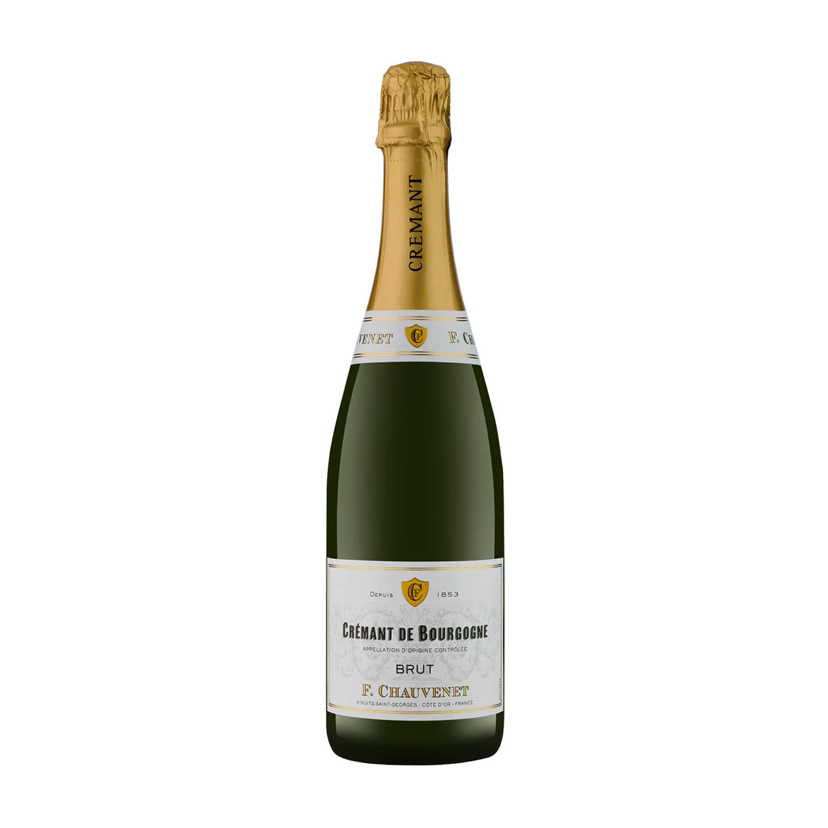 Cremant de Bourgogne Brut AOC Schaumwein von Francoise Chauvenet - erhältlich bei WINECOM