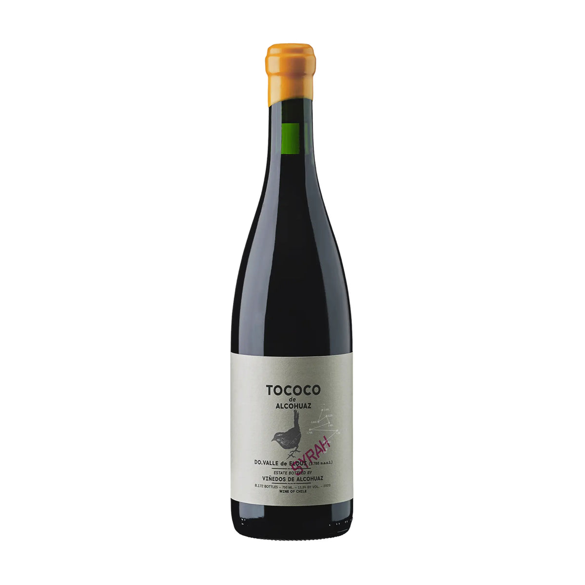 TOCOCO Syrah Rotwein von Viñedos de Alcohuaz - erhältlich bei WINECOM