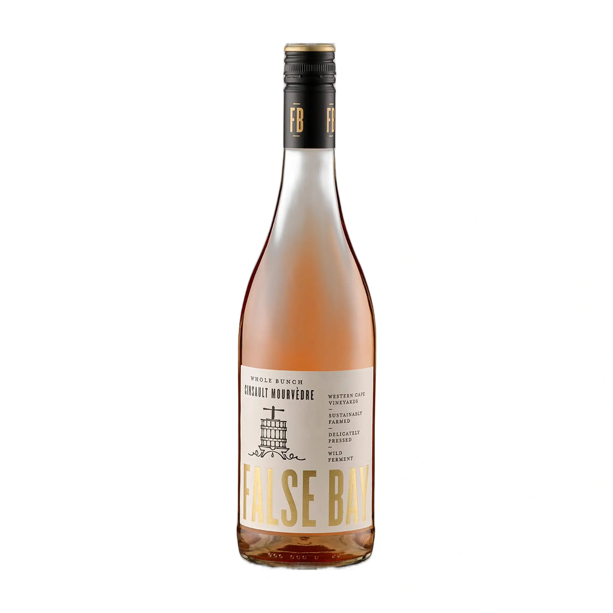 Whole Bunch Cinsault-Mourvèdre Rose Rosé von False Bay - erhältlich bei WINECOM