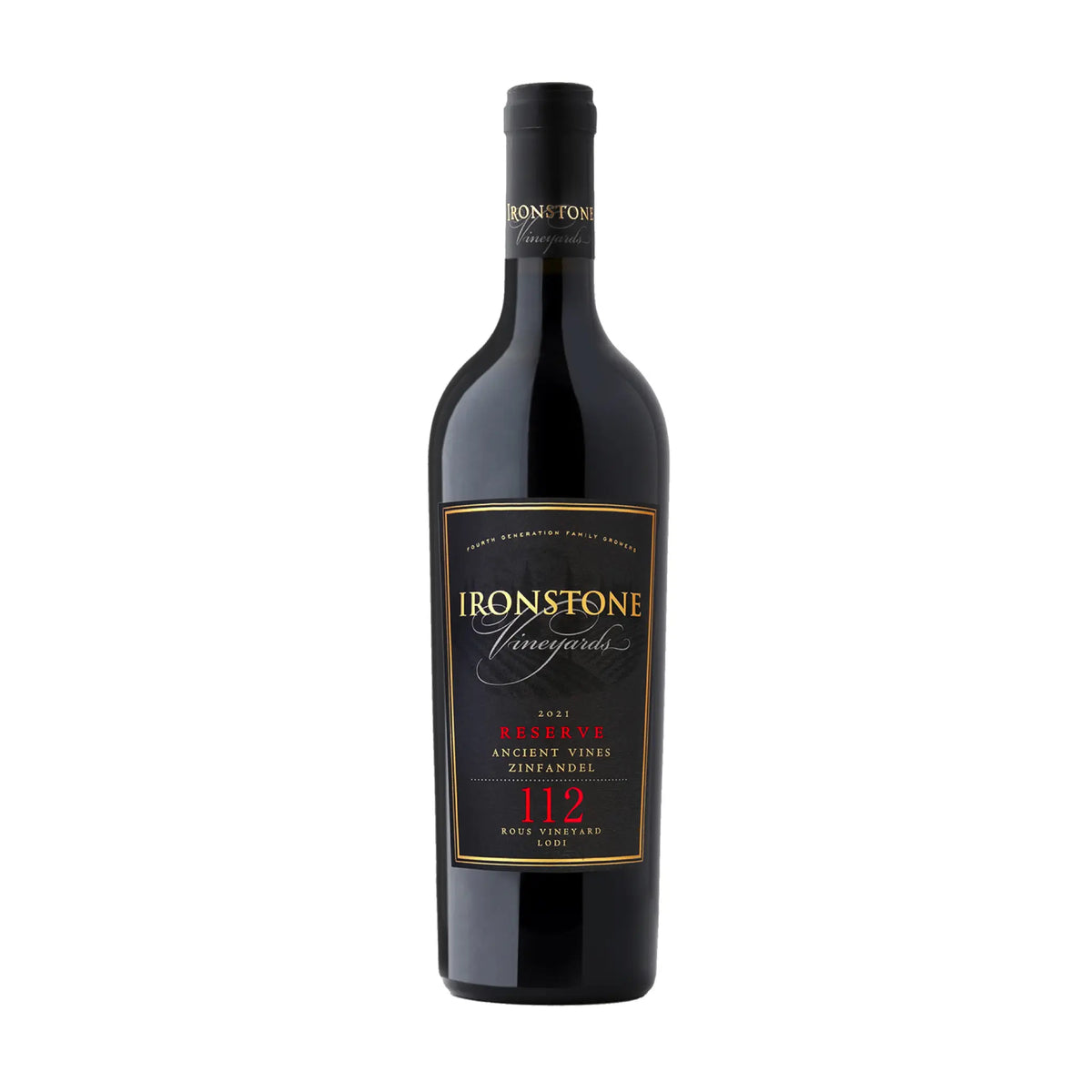 Reserve Ancient Vine Zinfandel Rous Vineyard Rotwein von IRONSTONE Vineyards - erhältlich bei WINECOM