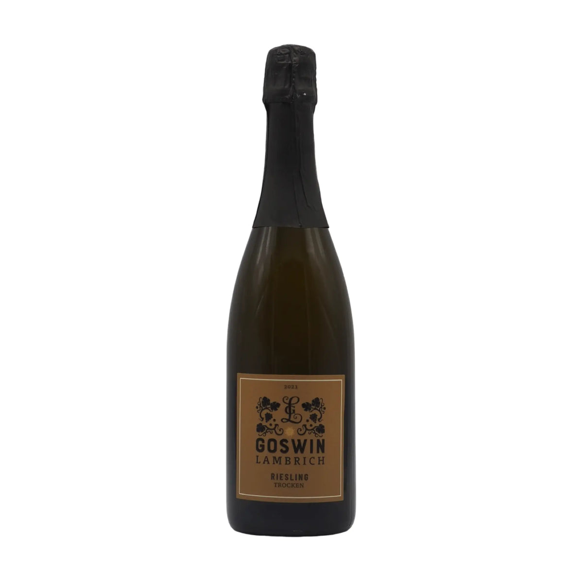 2021 Winzersekt Riesling trocken vom Weingut Goswin Lambrich, Schaumwein aus der Region Mittelrhein, Deutschland