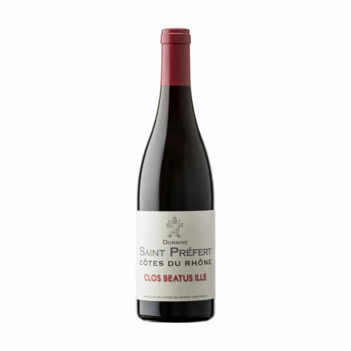 Domaine Isabel Ferrando-Rotwein-Cinsaut, Grenache-2021 Côtes du Rhône Beatus Ille-WINECOM
