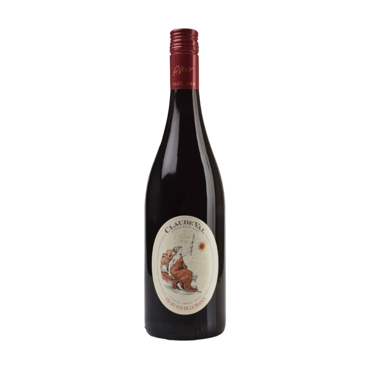 Claude Val-Champagner-Syrah, Grenache, Carignan-2022 Vin Rouge Languedoc Vin de Pays d'Oc-WINECOM