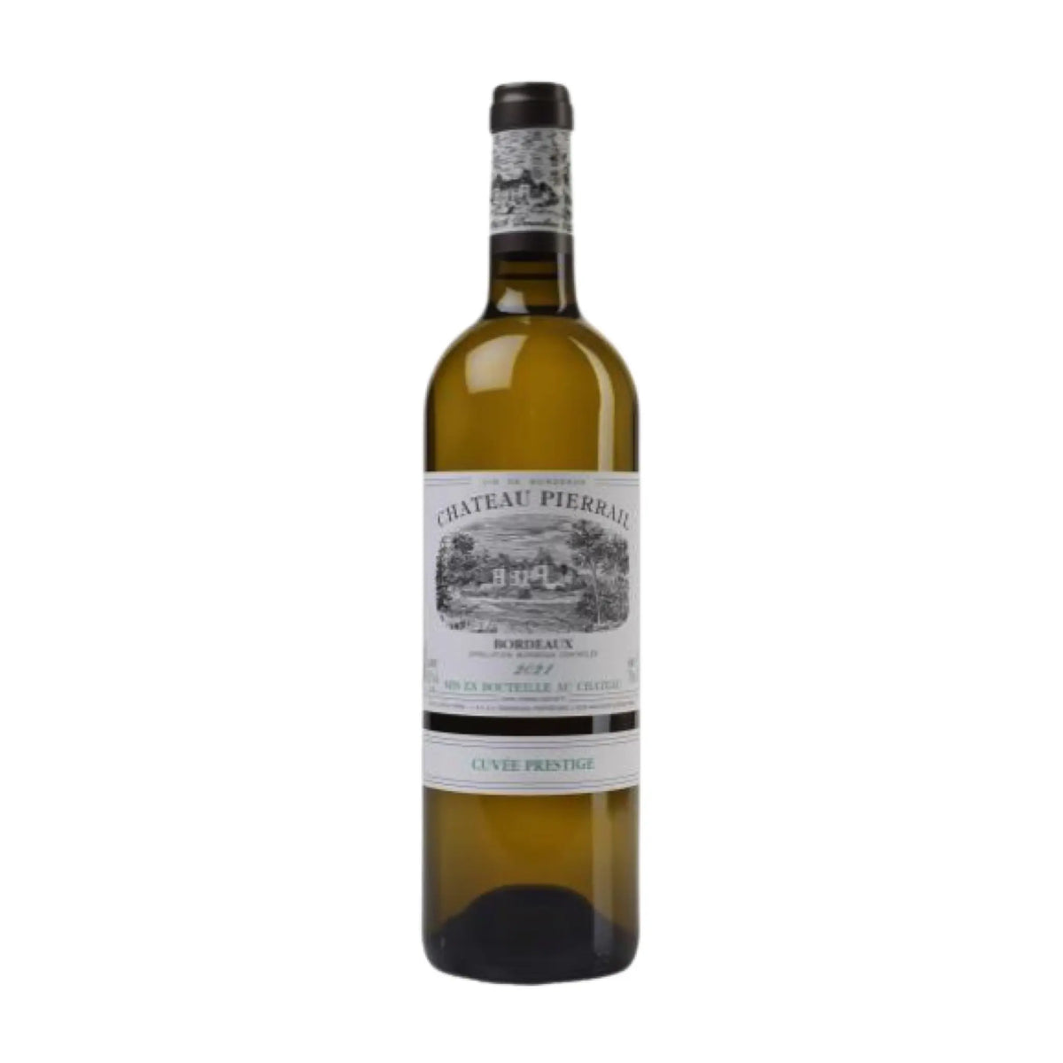 Château Pierrail-Weißwein-Semillon, Sauvignon Blanc, Sauvignon Gris-2021 Cuvée Prestige Fûts de Chêne Blanc AOC-WINECOM
