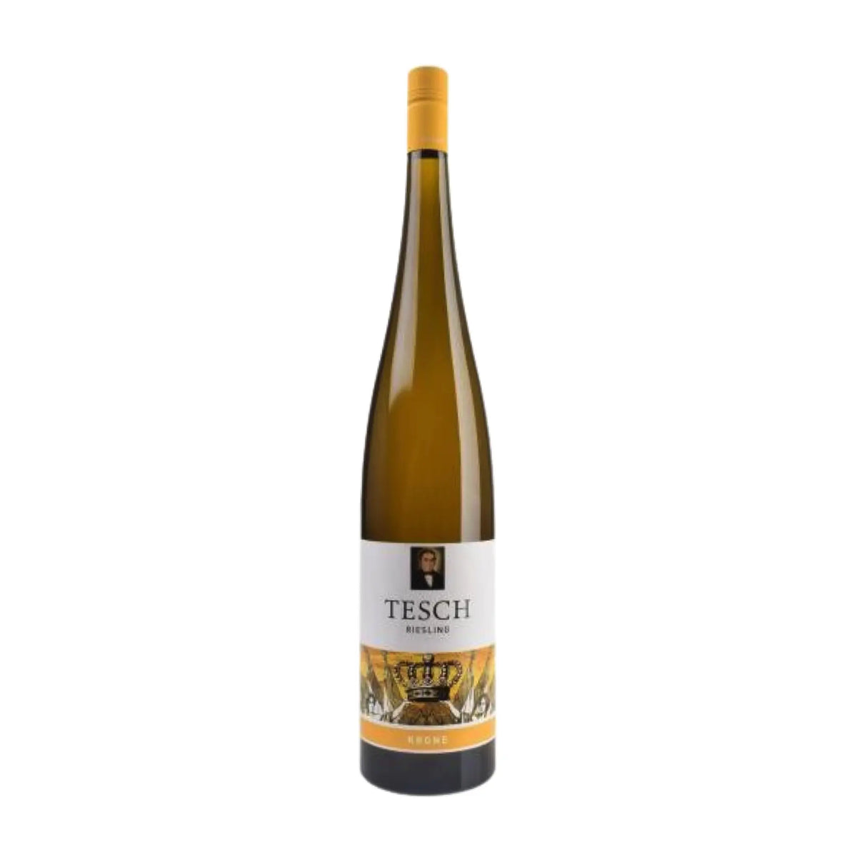 Weingut Tesch-Weißwein-Riesling-2019 Riesling Krone trocken QbA Magnum-WINECOM