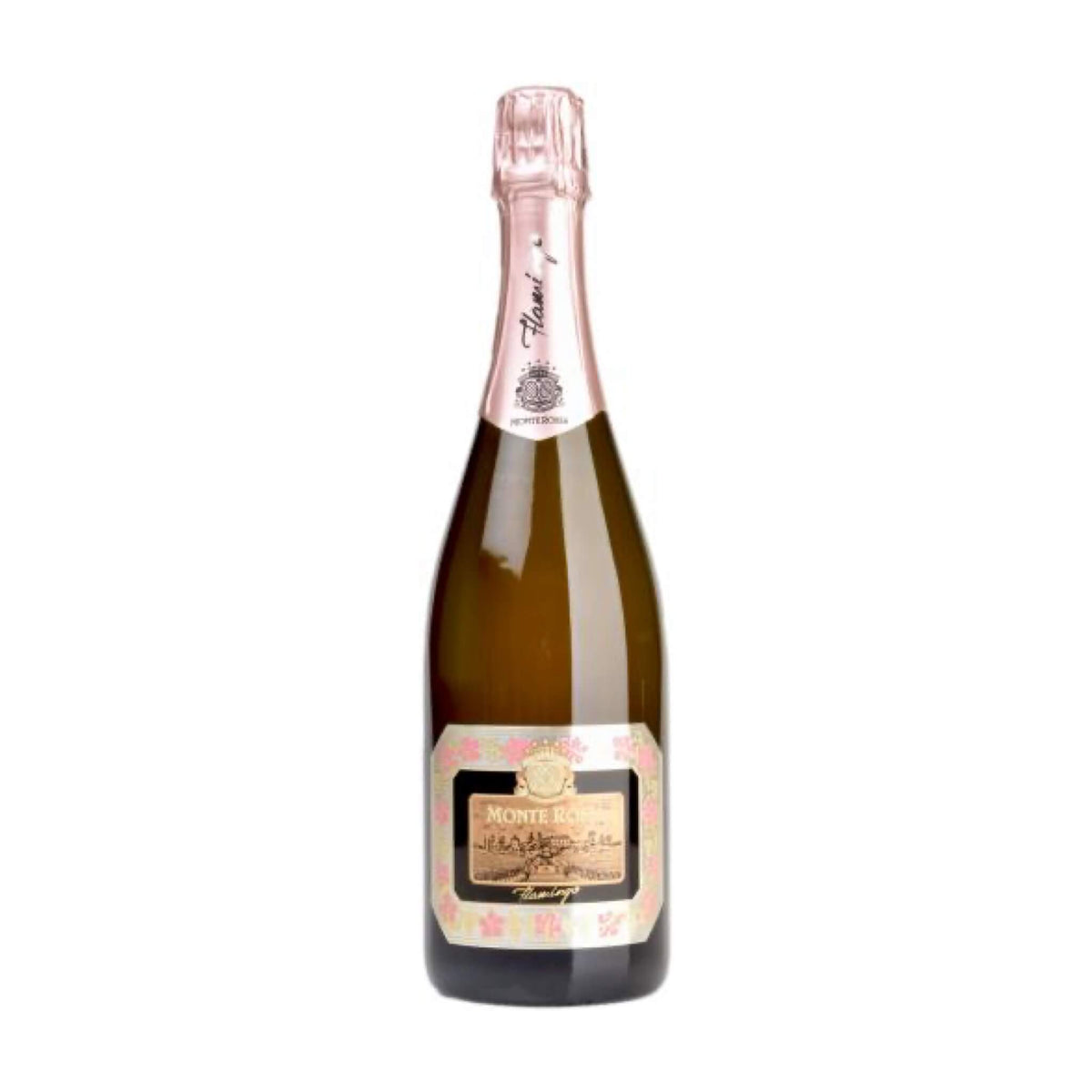 Monte Rossa-Schaumwein-Pinot Noir, Chardonnay-Flamingo Rosé Brut Franciacorta DOCG-WINECOM